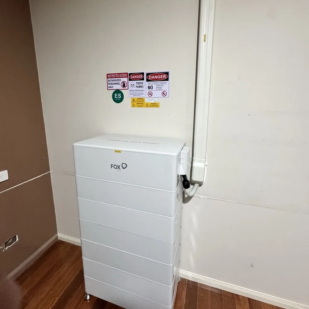 Fox ESS home battery installed by Nuvolt